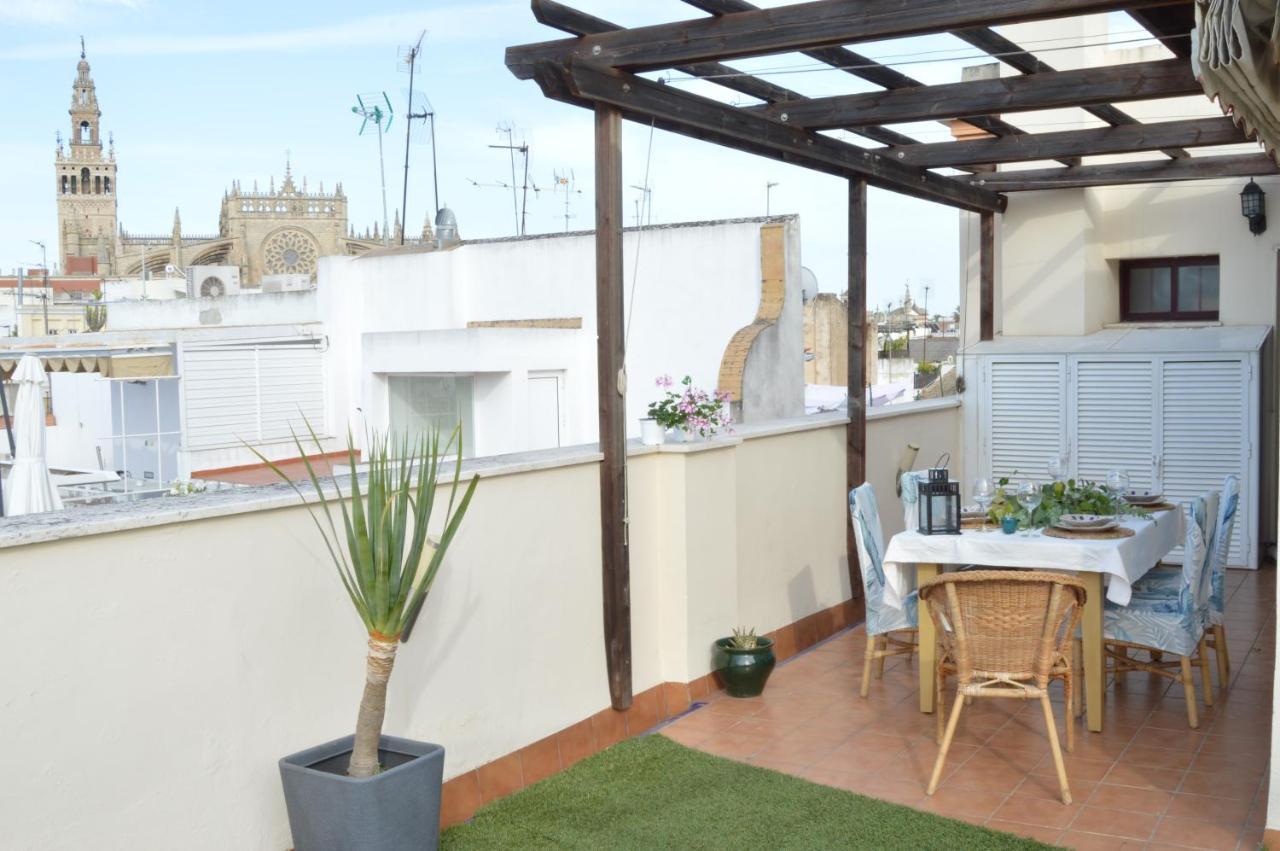 Homeyseville-Amazing Penthouse Giralda Views 8 Pax, Parking Optional Exterior foto