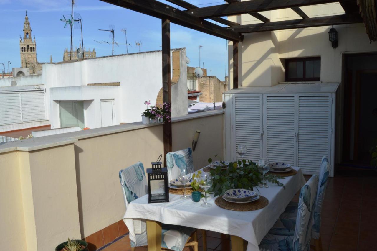 Homeyseville-Amazing Penthouse Giralda Views 8 Pax, Parking Optional Exterior foto