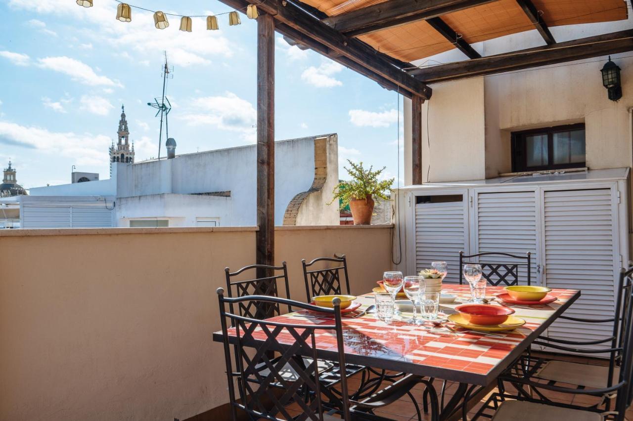 Homeyseville-Amazing Penthouse Giralda Views 8 Pax, Parking Optional Exterior foto