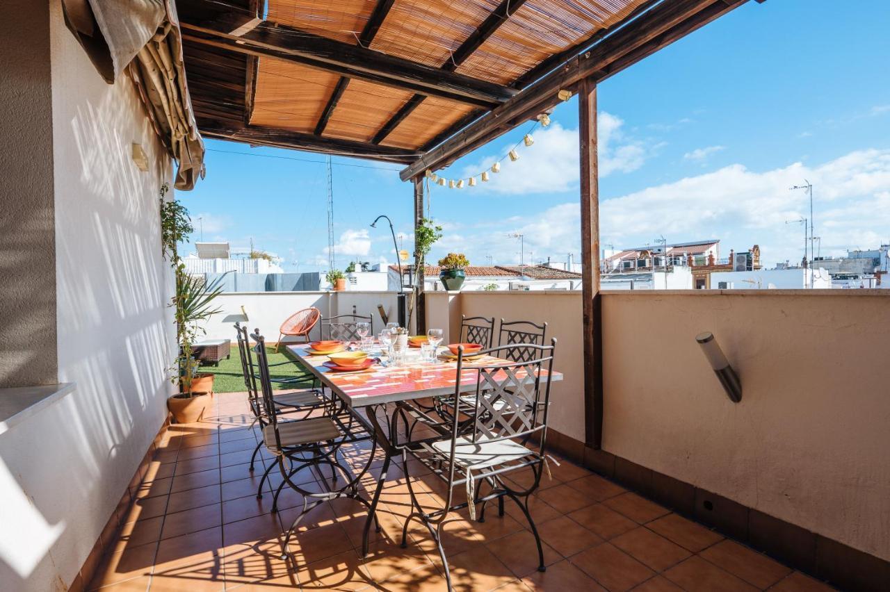 Homeyseville-Amazing Penthouse Giralda Views 8 Pax, Parking Optional Exterior foto