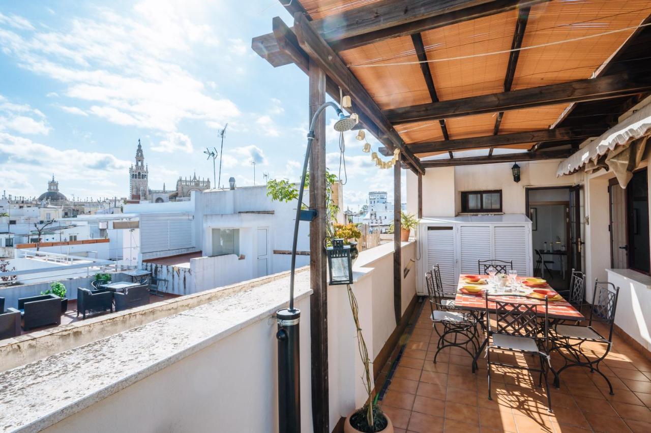 Homeyseville-Amazing Penthouse Giralda Views 8 Pax, Parking Optional Exterior foto