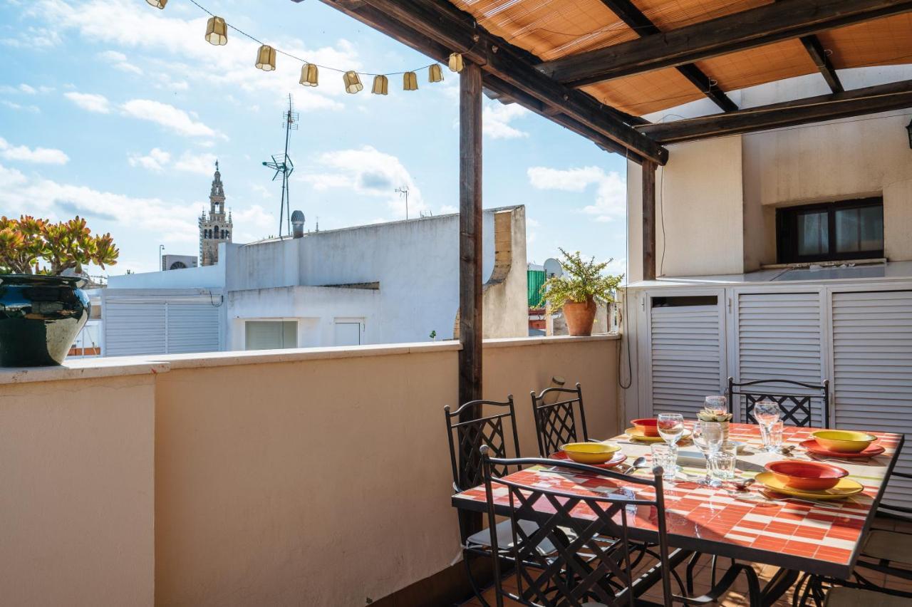 Homeyseville-Amazing Penthouse Giralda Views 8 Pax, Parking Optional Exterior foto