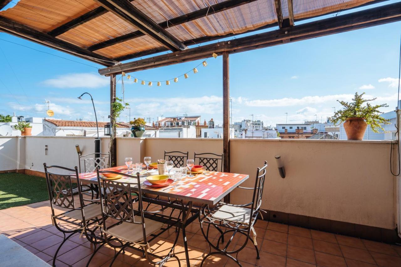 Homeyseville-Amazing Penthouse Giralda Views 8 Pax, Parking Optional Exterior foto