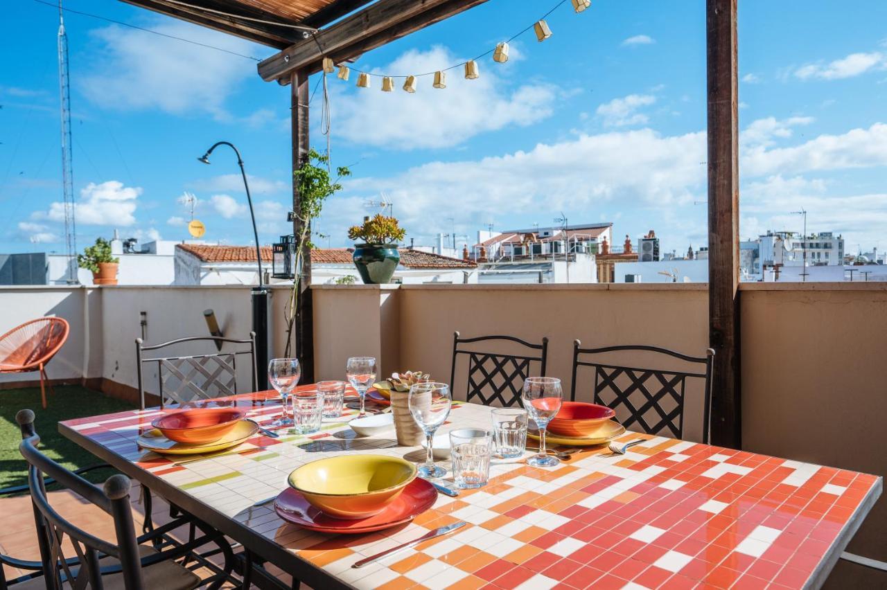 Homeyseville-Amazing Penthouse Giralda Views 8 Pax, Parking Optional Exterior foto
